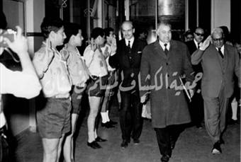الأردن - زيارة اللجنة المحلية للواء البلقاء 1963