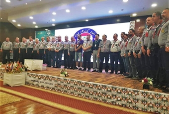 جانب من فعاليات حفل ختام المؤتمر الكشفي العربي ال29 